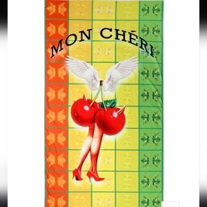 Boys Lie Beach Towel Mon Chéri Graphic New With Linen Bag